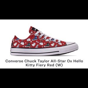 Converse Hello Kitty Fiery Red/Black/White